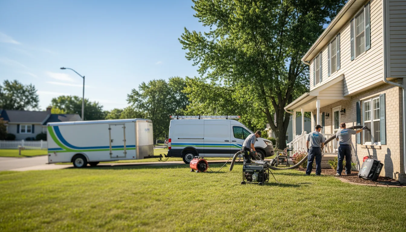 Flooded Basement Restoration And Cleanup With Repair in Hersey, MI near me